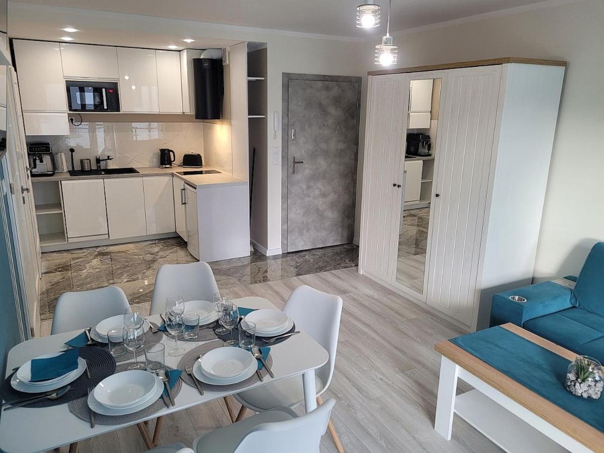 Pobierowo Baltic Apartament Turkusowy المظهر الخارجي الصورة