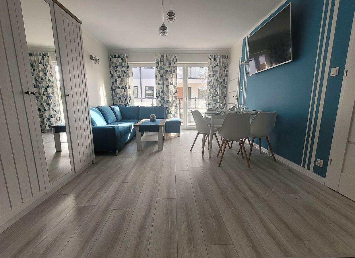 Pobierowo Baltic Apartament Turkusowy المظهر الخارجي الصورة