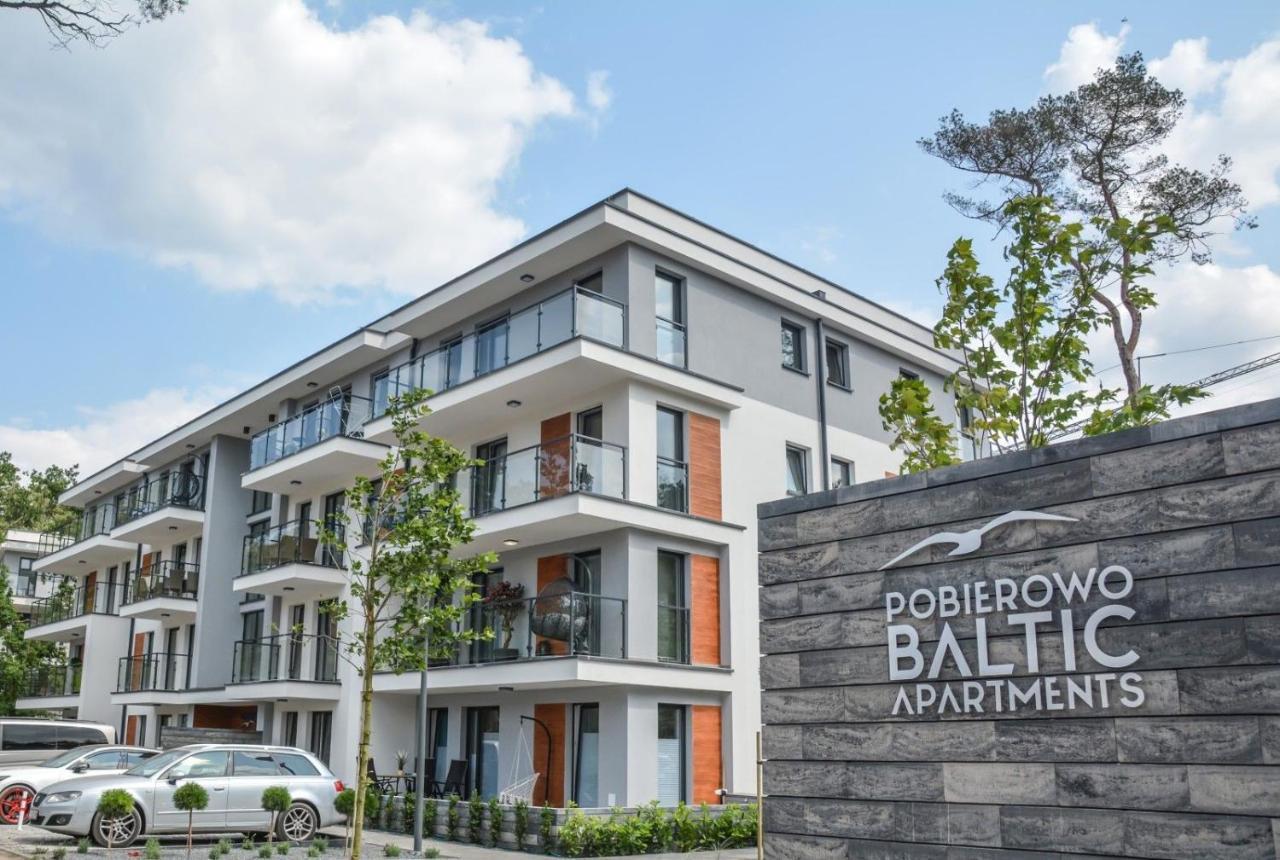 Pobierowo Baltic Apartament Turkusowy المظهر الخارجي الصورة