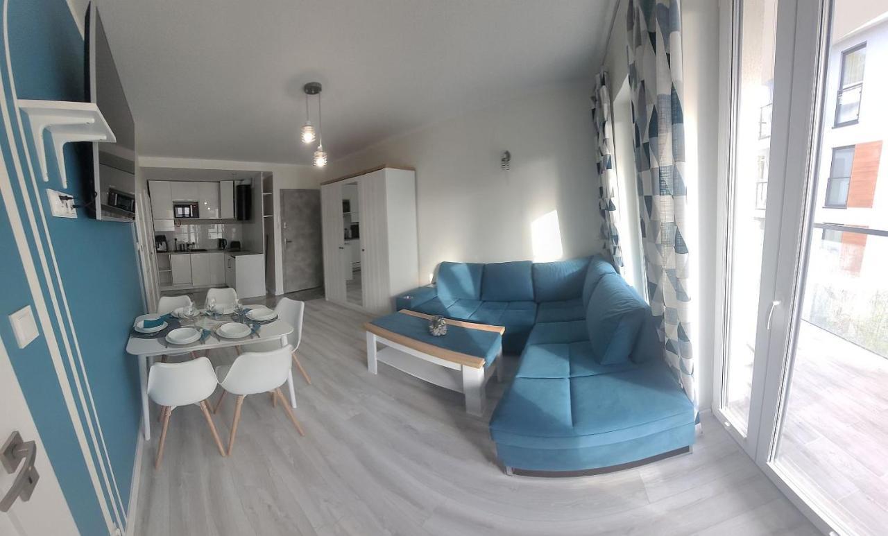 Pobierowo Baltic Apartament Turkusowy المظهر الخارجي الصورة