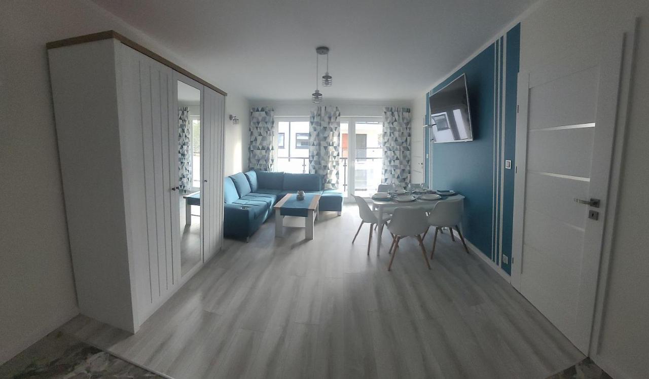 Pobierowo Baltic Apartament Turkusowy المظهر الخارجي الصورة