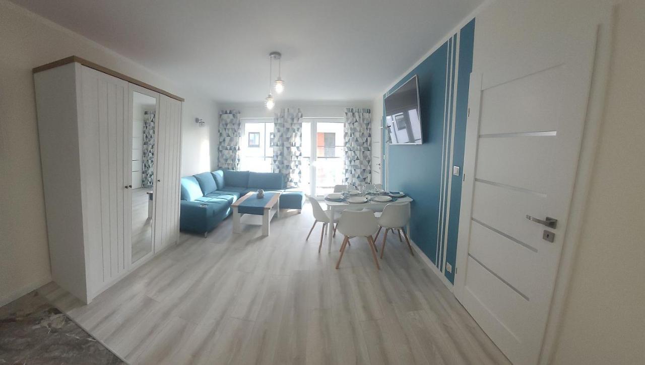 Pobierowo Baltic Apartament Turkusowy المظهر الخارجي الصورة